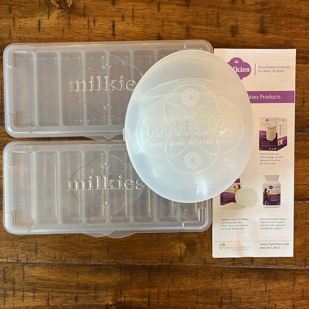 Milkies Bundle - Breastfeeding milk saver - freezer tray set - nursing baby